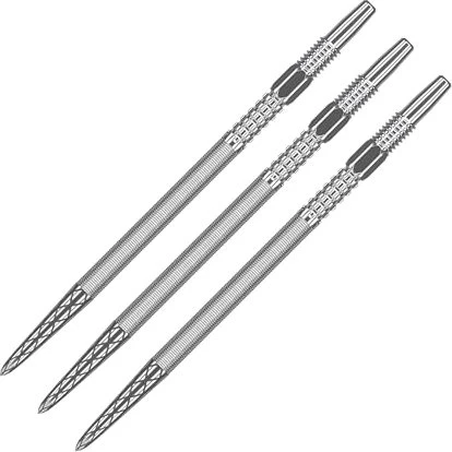 Target Swiss Point DX, 3er Pack Spitze silber