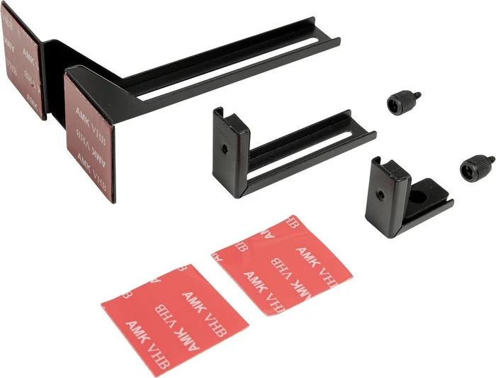 Inter-Tech GH-01, schwarz, Grafikkarten-Halterung 2-fach