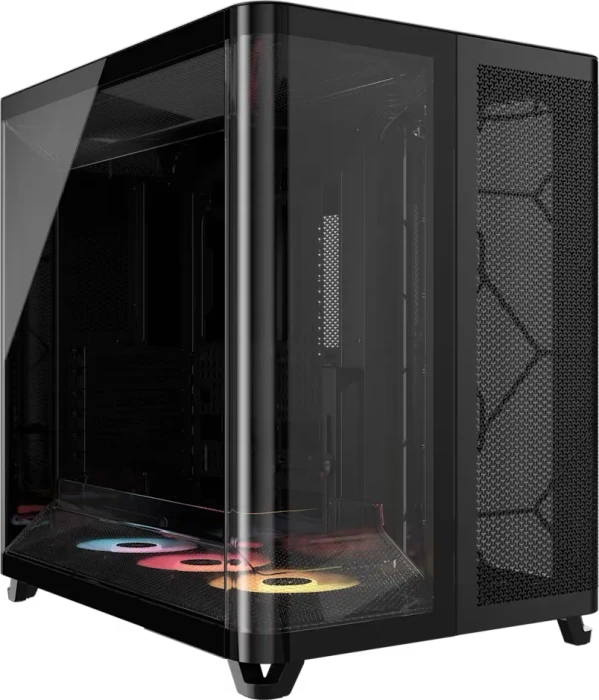 Corsair Air 5400 RS-R ARGB Black, schwarz, Glasfenster