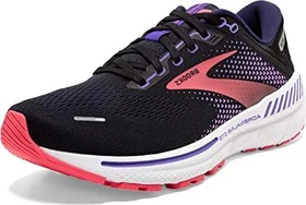 Brooks Adrenaline GTS 22 Medium black/purple/coral (Damen)