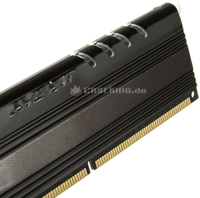 Avexir Core Series LED blau UDIMM 16GB Kit, DDR3-2400, CL11-13-13-31