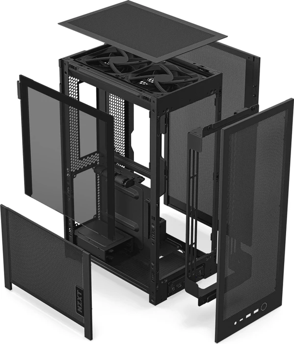NZXT H2 Flow Black, Glasfenster, Mini-ITX