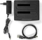 Nedis Dual Bay HDD Docking Station, 2x 2.5"/3.5", USB-B 3.0 Vorschaubild