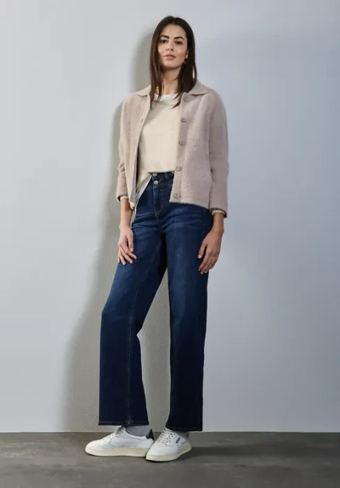 Street One Noreen Strickpullover sheer beige mel. (Damen)