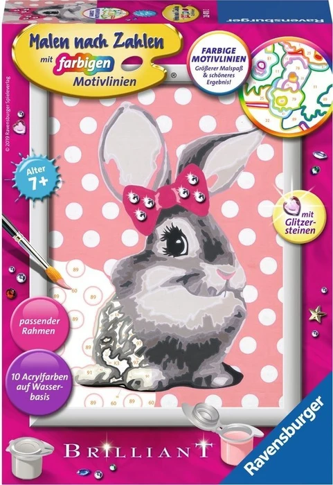 Ravensburger Malen nach Zahlen Knuffiges Häschen
