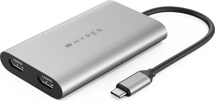 Targus HyperDrive Dual 4K HDMI Adapter für M1 MacBook, USB-C auf 2x HDMI
