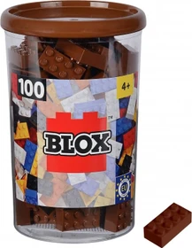 Simba Toys Blox 100 8er Steine braun