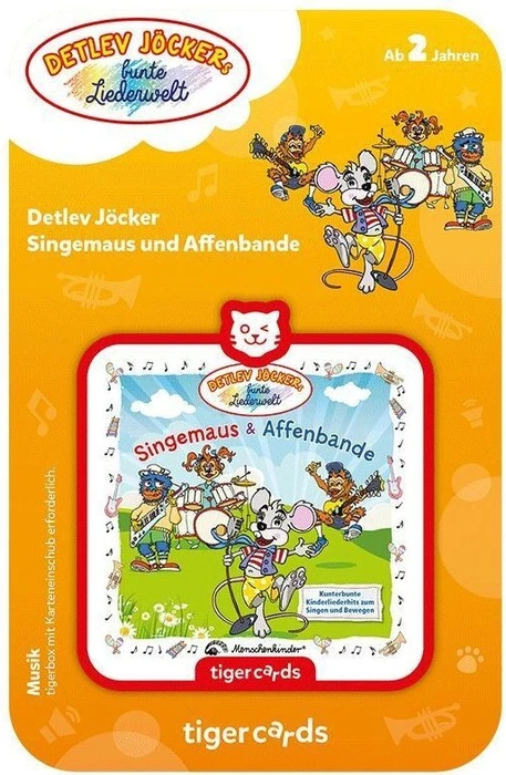 Tiger Media Tigercard Detlev Jöcker - Singemaus & Affenbande