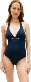 Tommy Hilfiger Original Neckholder mit Logo Badeanzug dark blue (Damen)