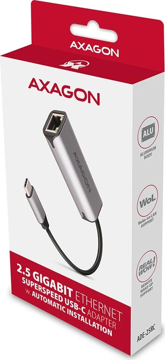 Axagon Gigabit LAN-Adapter, RJ-45, USB-C 3.0 [Stecker]