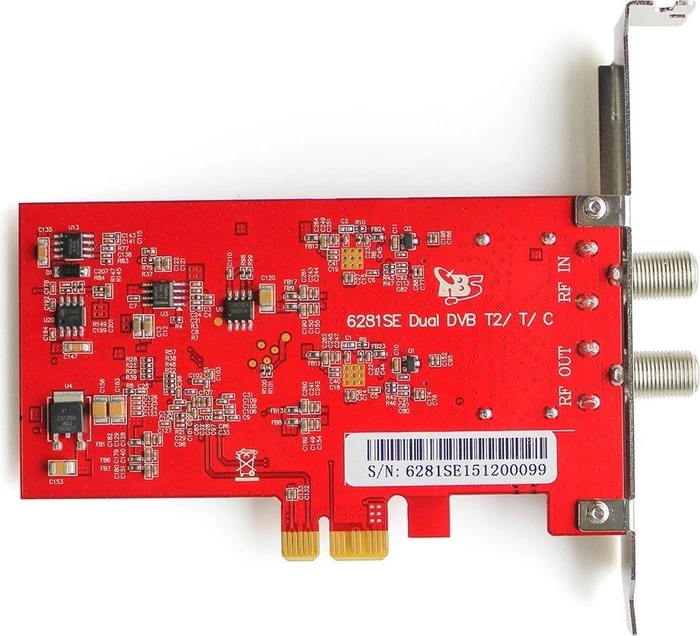TBS DVB-T2/C Doppel-Tuner, PCIe x1