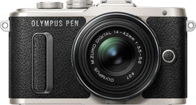 Olympus PEN E-PL8 schwarz mit Objektiv M.Zuiko digital ED 14-42mm 3.5-5.6 EZ