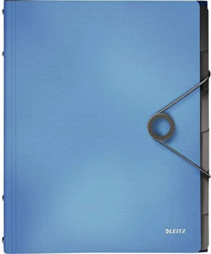 Leitz Solid Ordnungsmappe, 6 Fächer, A4, hellblau