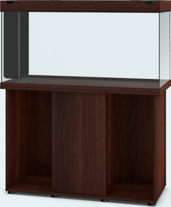 Juwel Rio 350 LED Aquarium-Set mit Unterschrank, dunkles Holz/dunkles Holz, 350l