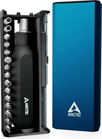 ARCTIC Ratchet Screwdriver Toolkit Bitset inkl. Werkzeugbox, 27-tlg.