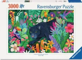 Ravensburger Panther im blühenden Dschungel