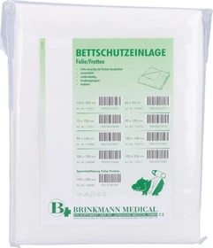 Brinkmann Medical Folie/Frottee Bettschutzeinlage, 90x150cm, 1 Stück