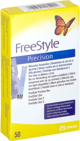 Abbott FreeStyle Precision Blutzucker-Teststreifen, 50 Stück