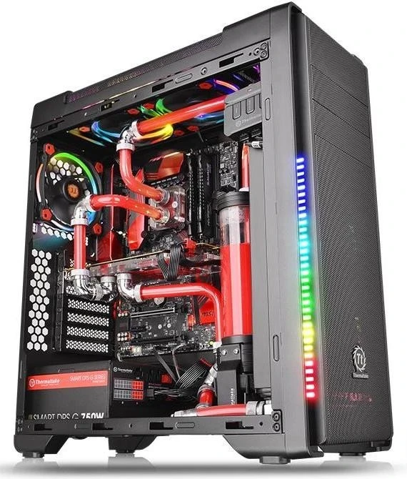 Thermaltake Versa C21 RGB, schwarz, Acrylfenster