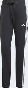 adidas Essentials 3-Streifen French Terry Cuffed Trainingshose lang schwarz/weiß (Damen)