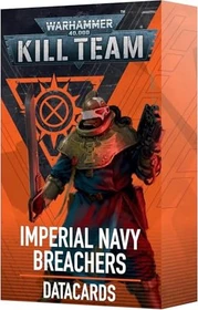 Games Workshop Warhammer 40.000 Kill Team - Datenkarten: Imperial Navy Breachers (EN)