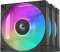 DeepCool FD12 ARGB, schwarz, 120mm, 3er-Pack Vorschaubild