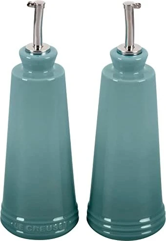 Le Creuset Signature Öl und Essigdosierer-Set sea salt, 2-tlg.