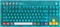 8BitDo Retro 87 Mechanical Keyboard - N64 30th Collection, Clear Blue, Cloud Gray Linear, USB/Bluetooth, US Vorschaubild
