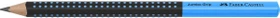 Faber-Castell Two Tone Jumbo Grip Bleistift B graphit, blau/schwarz