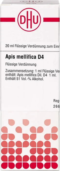 DHU Apis Mellifica D4 Dilution, 20ml