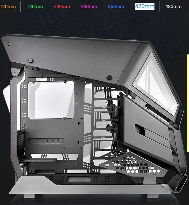 Thermaltake AH T600 Snow Edition, weiß, Glasfenster