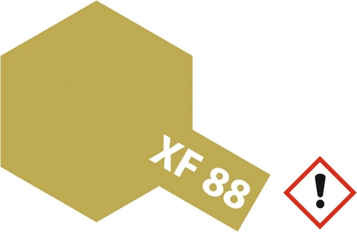 Tamiya Acrylic Paint XF-88 dark yellow 2, 10ml