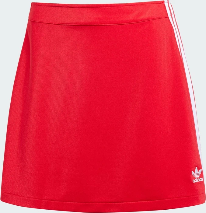 adidas Adicolor 3-Streifen Mini Rock better scarlet/white (Damen)