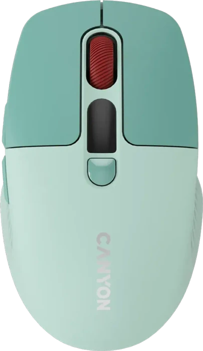 Canyon MW-26 Wireless Mouse grün, USB/Bluetooth
