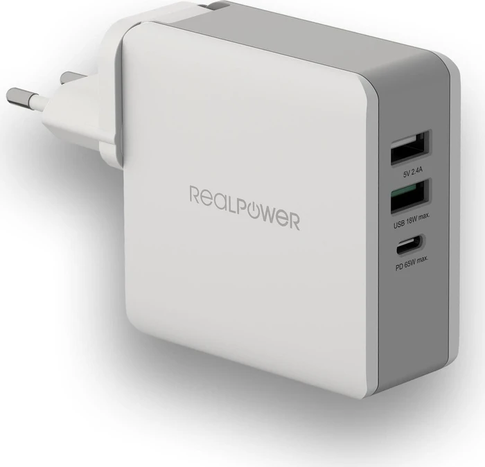 Ultron RealPower DeskCharge-65 Travel weiß