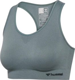 hummel Seamless Sports Top Funktionsshirt ärmellos balsam green (Damen)