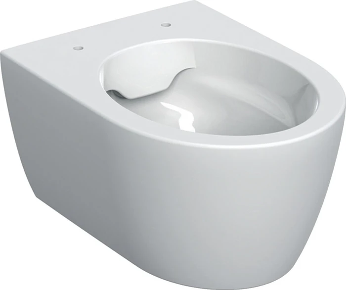 Geberit iCon Wand-WC Tiefspüler, verkürzte Ausladung, geschlossene Form, Rimfree weiß