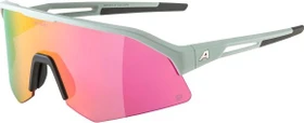 Alpina Sonic HR Q smoke grey matt/mirror pink