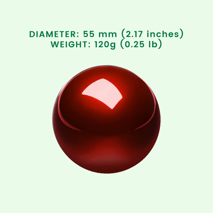 Perixx PERIPRO-304GLR 55mm für PERIBOARD-322/522, Ersatz-Trackball, rot