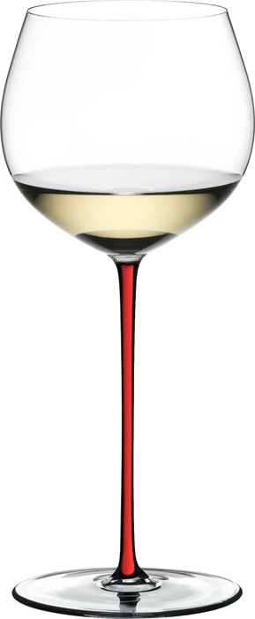 Riedel Fatto A Mano Oaked Chardonnay Weißweinglas rot