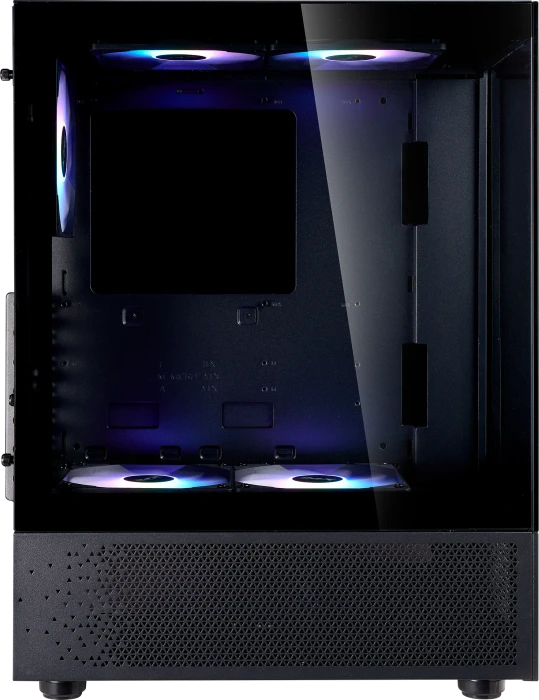 ADATA XPG Invader X Mini, schwarz, inkl. Lüfter, USB-C, Glasfenster