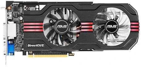 ASUS GeForce GTX 650 Ti DirectCU II OC, GTX650 TI-DC2O-1GD5, 1GB GDDR5, VGA, 2x DVI, HDMI