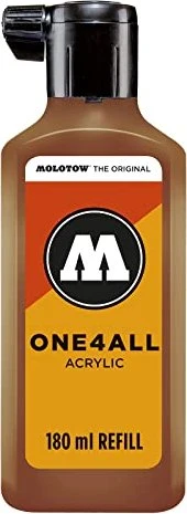 Molotow ONE4ALL Refill Acrylfarbe 180ml, haselnussbraun