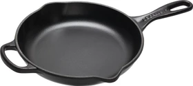 Le Creuset Signature Gusseisen Brat-/Servierpfanne rund 23cm schwarz matt