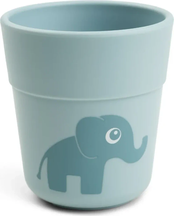 Done by Deer Foodie Mini Trinkbecher, 0+M, 135ml, elphee blau