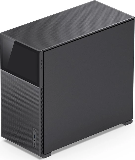Jonsbo D41 Mesh Screen Black, schwarz, Glasfenster