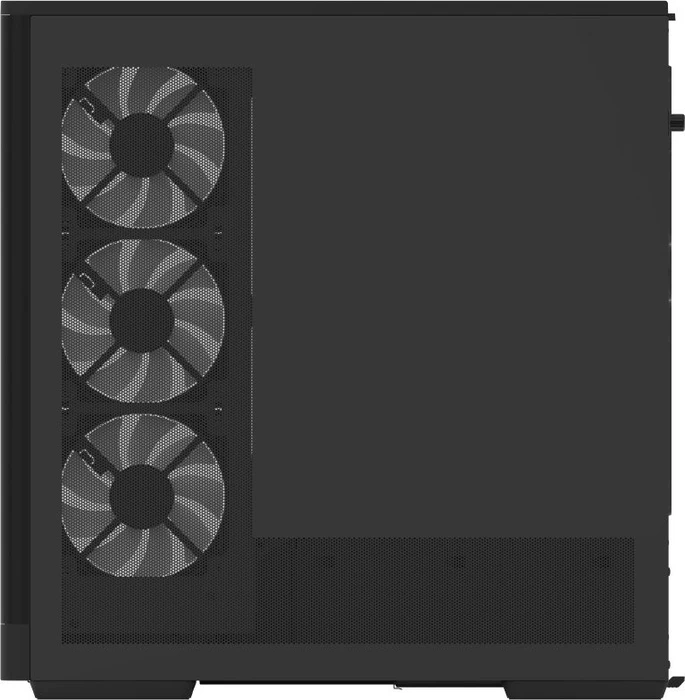 AeroCool P500A Black, Glasfenster