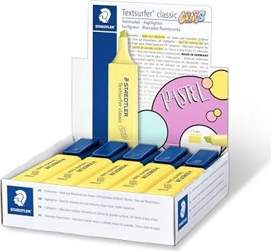 Staedtler Textsurfer classic 364 gelb, 10er-Pack, Kartonbox