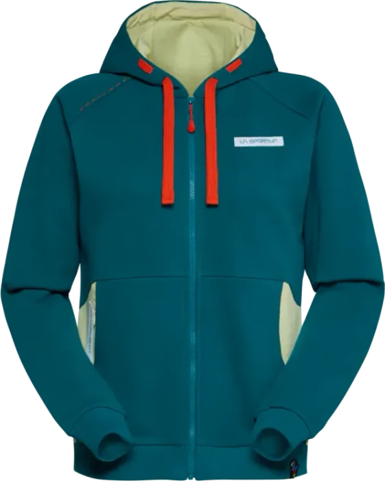 La Sportiva Kaos Hoodie everglade/zest (Damen)