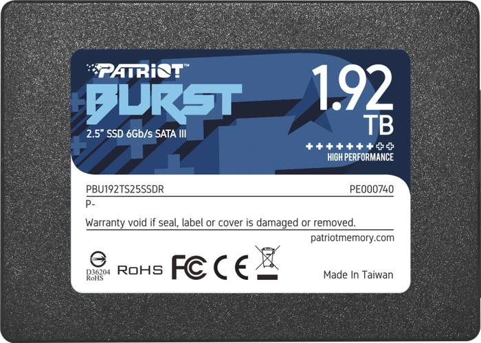 Patriot Burst, SATA